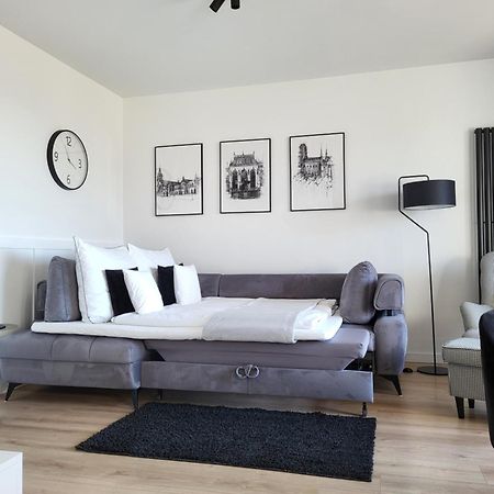 Apartament 150 Zaspa Vvita Z Prywatnym Ogrodem I Tarasem 그단스크 외부 사진