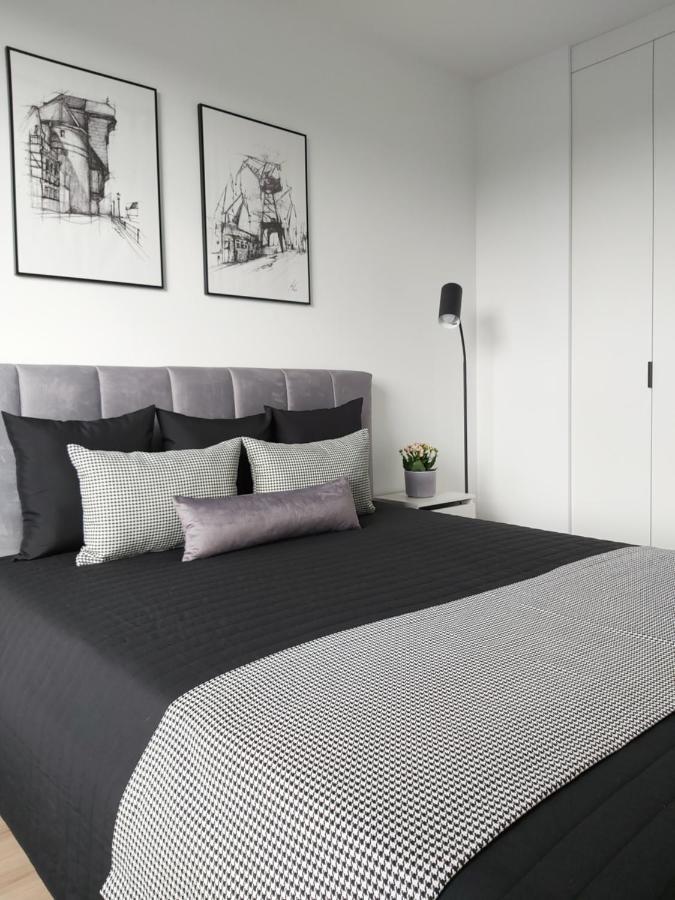 Apartament 150 Zaspa Vvita Z Prywatnym Ogrodem I Tarasem 그단스크 외부 사진