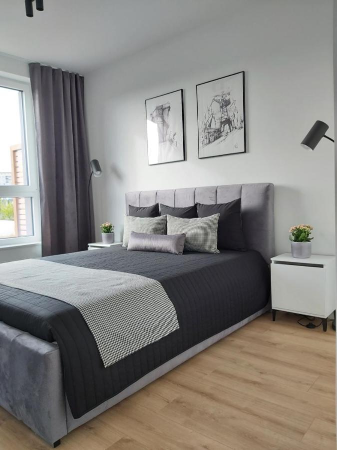 Apartament 150 Zaspa Vvita Z Prywatnym Ogrodem I Tarasem 그단스크 외부 사진