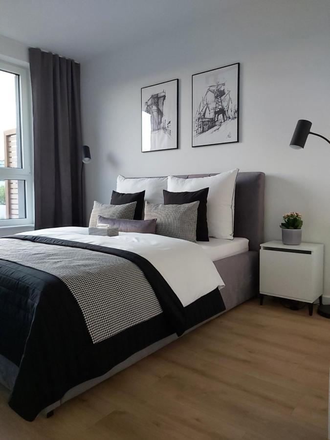 Apartament 150 Zaspa Vvita Z Prywatnym Ogrodem I Tarasem 그단스크 외부 사진
